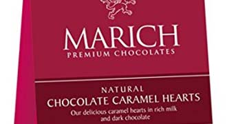 Valentine Chocolate Caramel Hearts