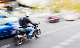 Motorcycle Riding in traffic