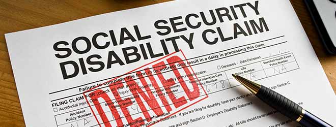 Woonsocket Social Security Disability claim form denied