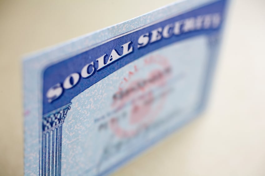 Social Security Administration card