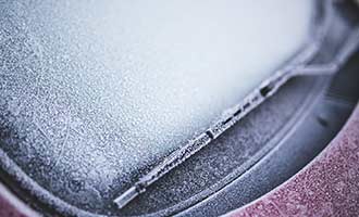 icy windshield