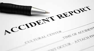 Car Accident Report Form for a Taunton Car Accident Case