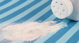 Talcum powder used in Baby Powder has been linked to developing Ovarian Cancer in women