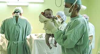 baby being born with Birth Injuries