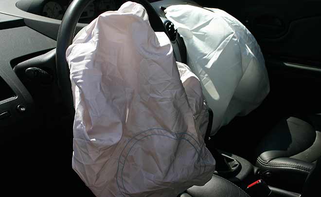 Defective Takata Airbags after a car accident