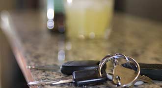 Car Keys and alcoholic drinks a dangerous mix with Summer Driving