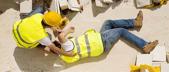Worker Injured on construction site