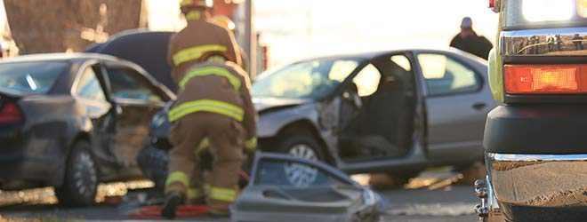 Auto crash between two cars during August the most dangerous month to drive