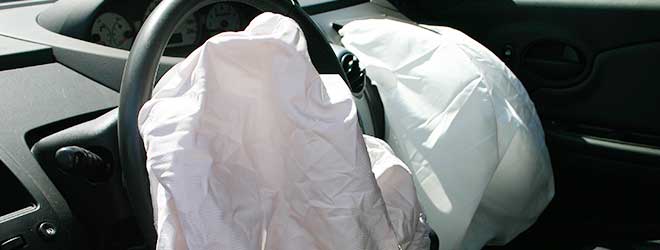 Defective Takata Airbags that have exploded after exposed to humid conditions