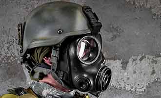 soldier wearing a defective gas mask will need veterans benefits if injured