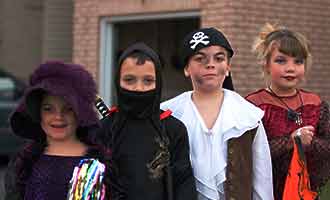 trick treaters hoping you drive frighteningly safe on halloween
