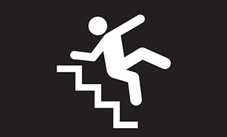 RI Slip and Fall Victim falling down stairs