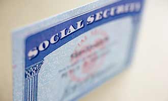 Social Security Disability card