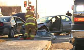 auto accident between two cars