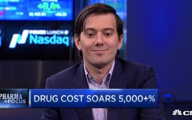 martin shkreli who is the latest example of Corporate Greed