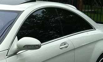 tinted car window