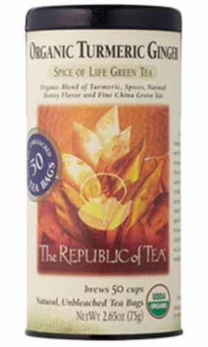 The Republic of Tea recalled Organic Turmeric Ginger Green Tea