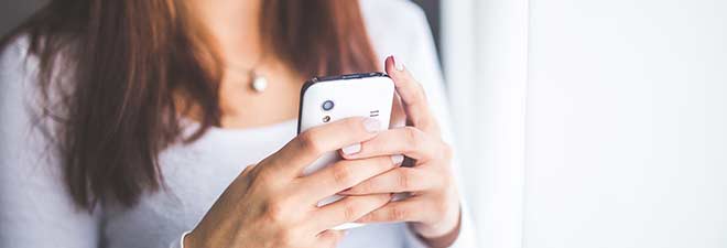 woman using ride-sharing apps