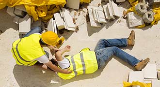 construction worker who fell due to workplace hazards