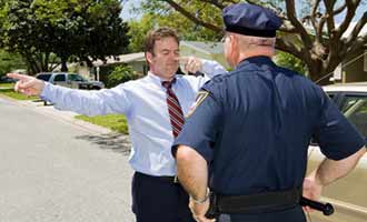 Sobriety checkpoint for DUI Crackdown