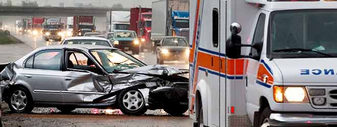 Car accident that lead to a large car accident settlement.