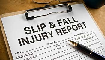 Slip and Fall Accident form