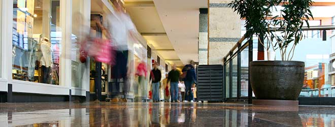 shoppers at a store
