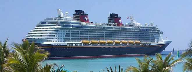 Cruise ship in water
