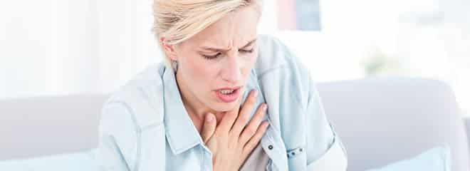 woman with asthma