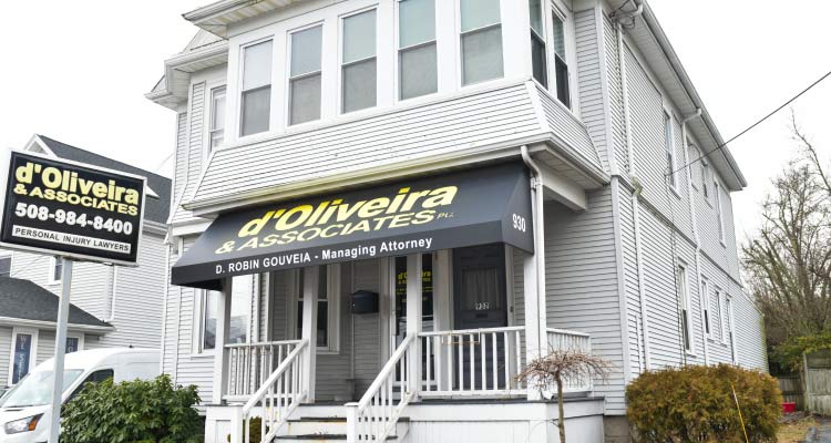 Law Firm of d'Oliveira & Associates office at 930 Kempton St., New Bedford, MA 02740