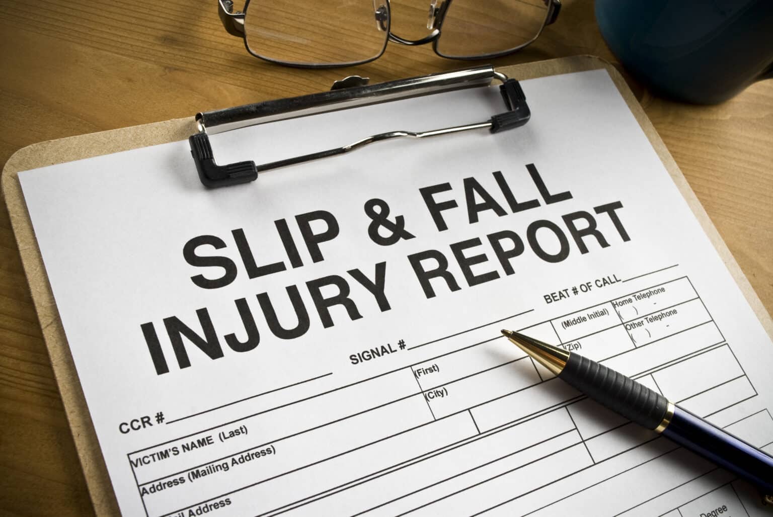 Slip & Fall Injury Report