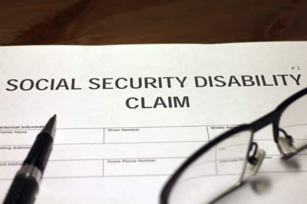 social security disability claim form