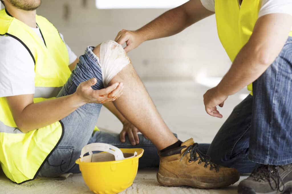 workers compensation construction site injury