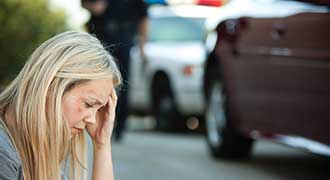 Woman hurt after car accident