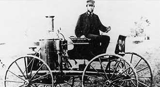 steam powered car