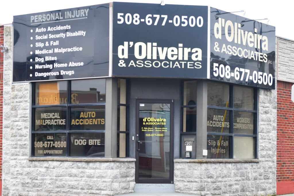 d'Oliveira & Associates Law office located at 408 Bedford St., Fall River, Massachusetts