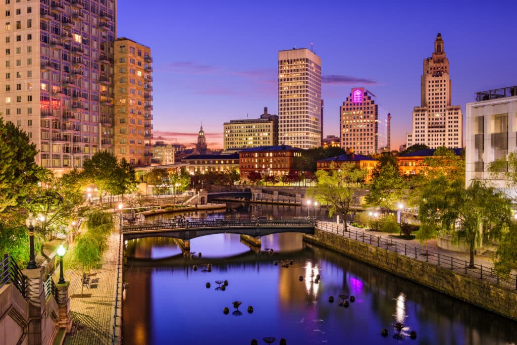 A picture of the city of Providence